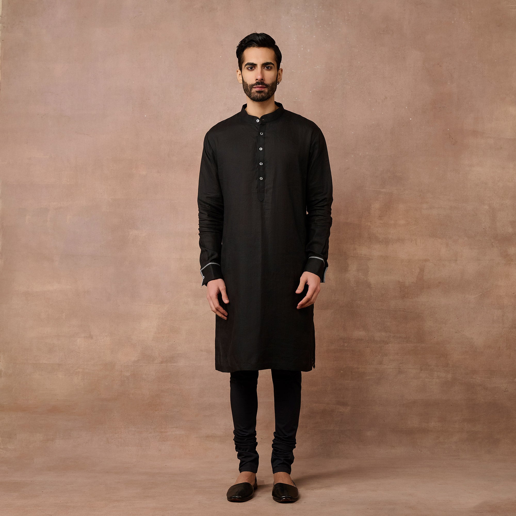 Midnight Black Kurta Set | EAST