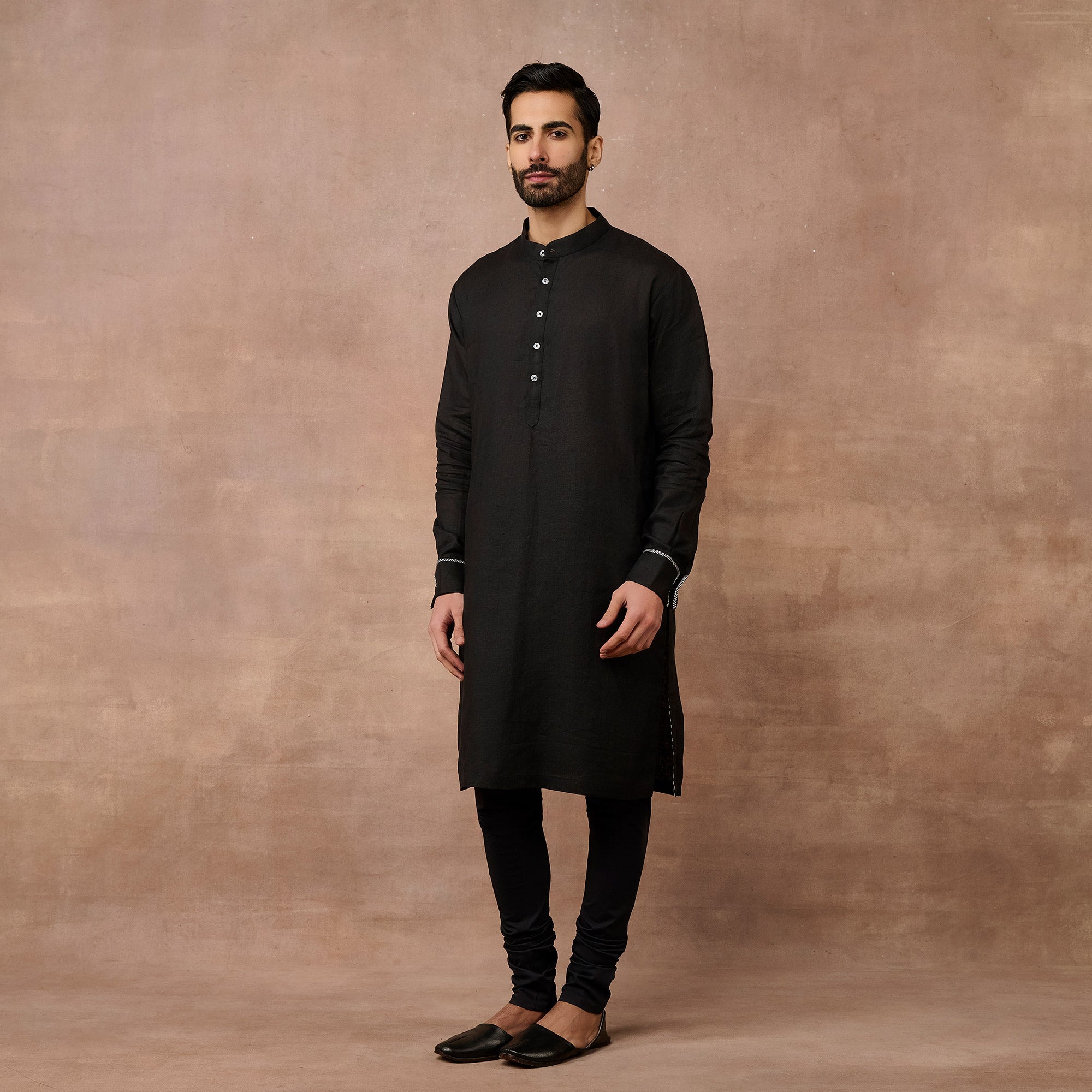 Midnight Black Kurta Set | EAST
