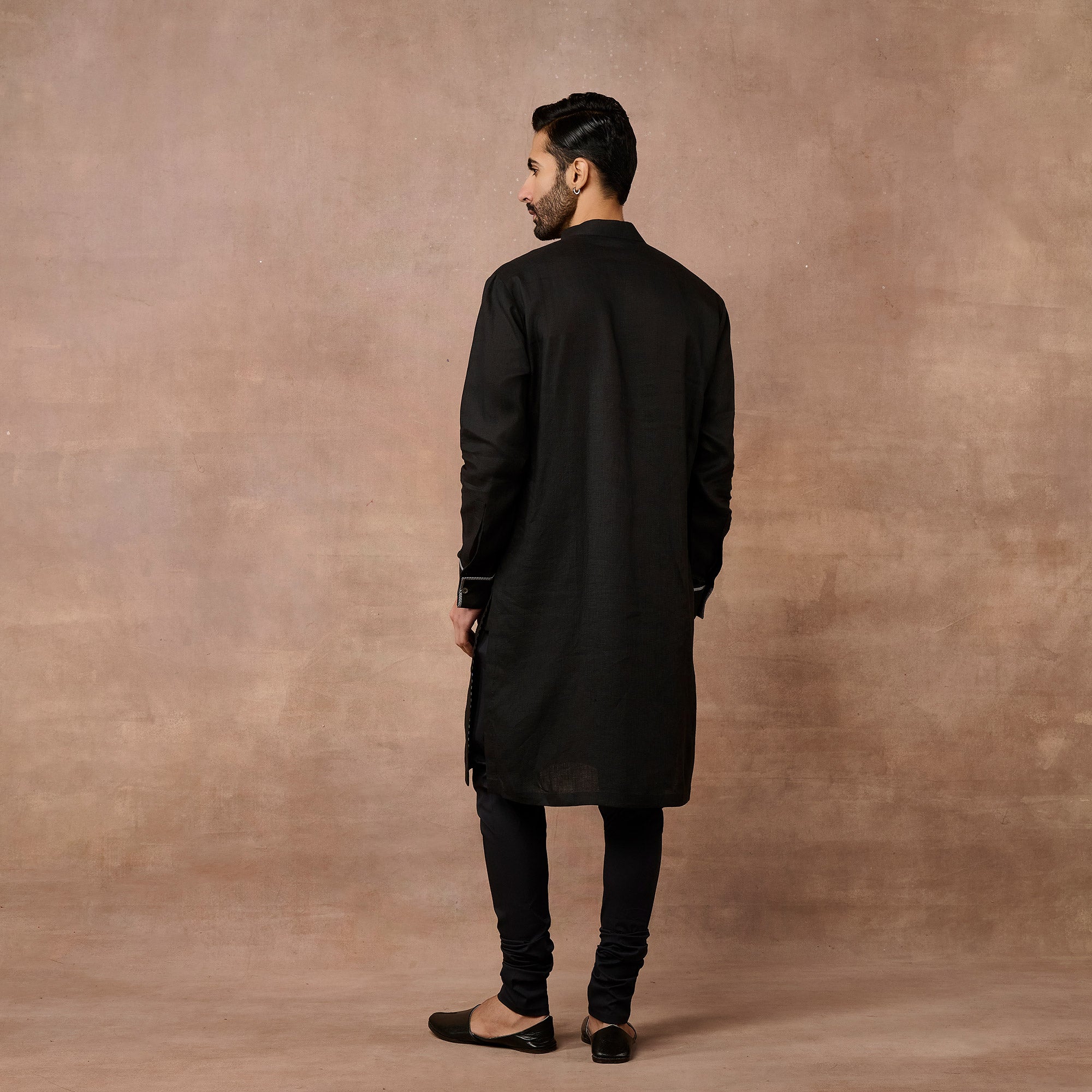 Midnight Black Kurta Set | EAST