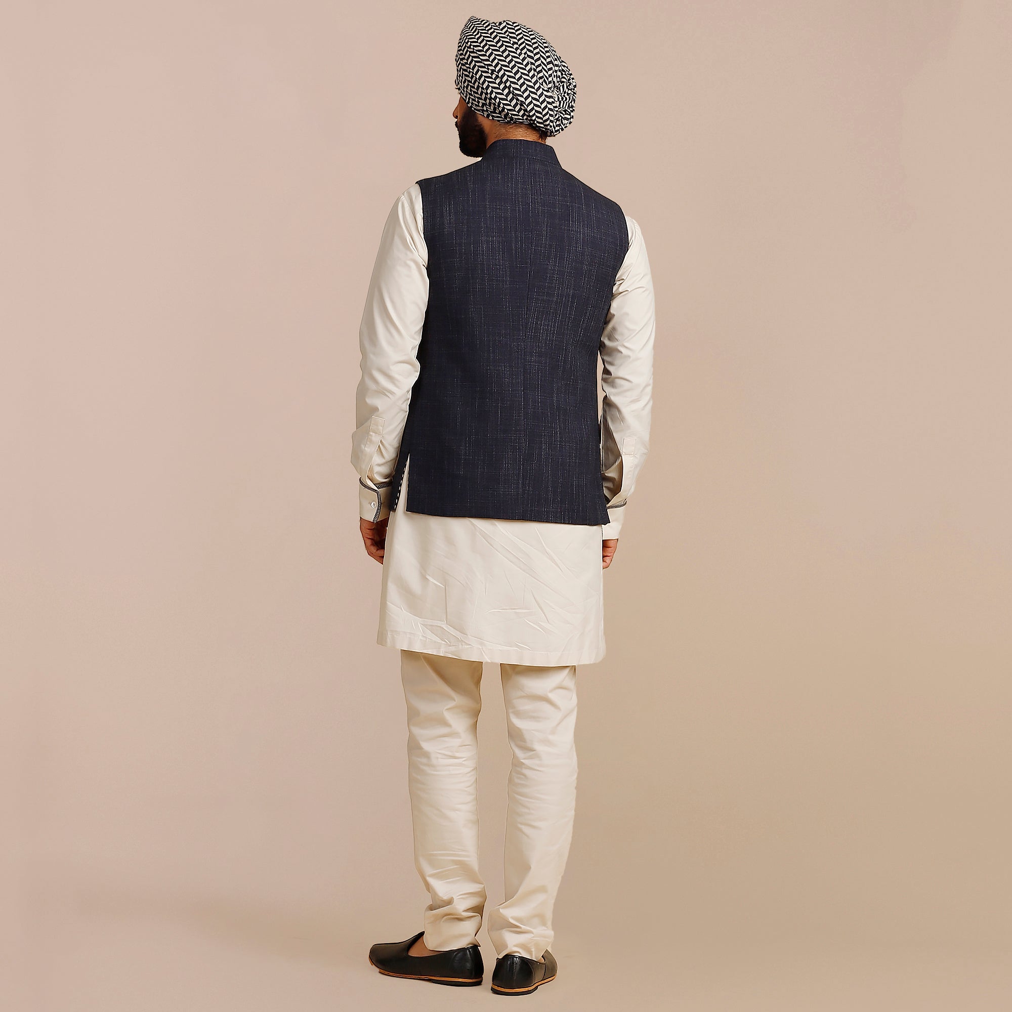 Midnight Blue Nehru Jacket | SATT