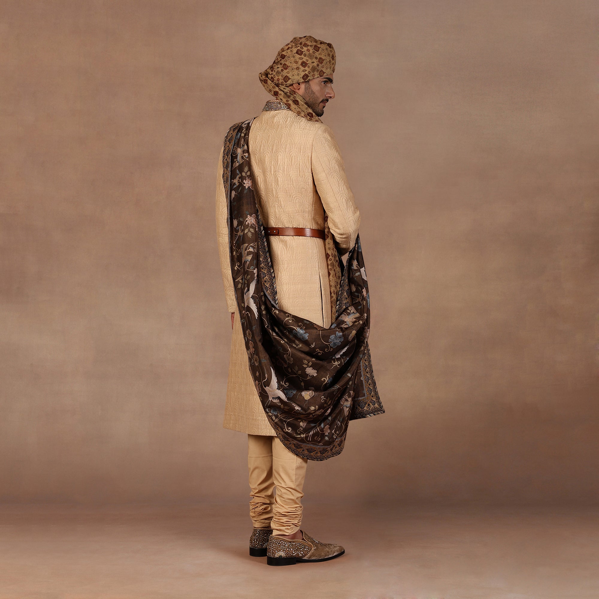 Mocha Brown Stole | EAST