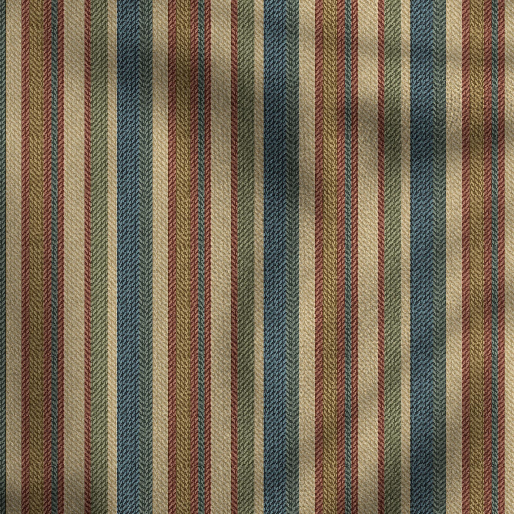 Multi Hued Striped Printed Safa | MURAQQA