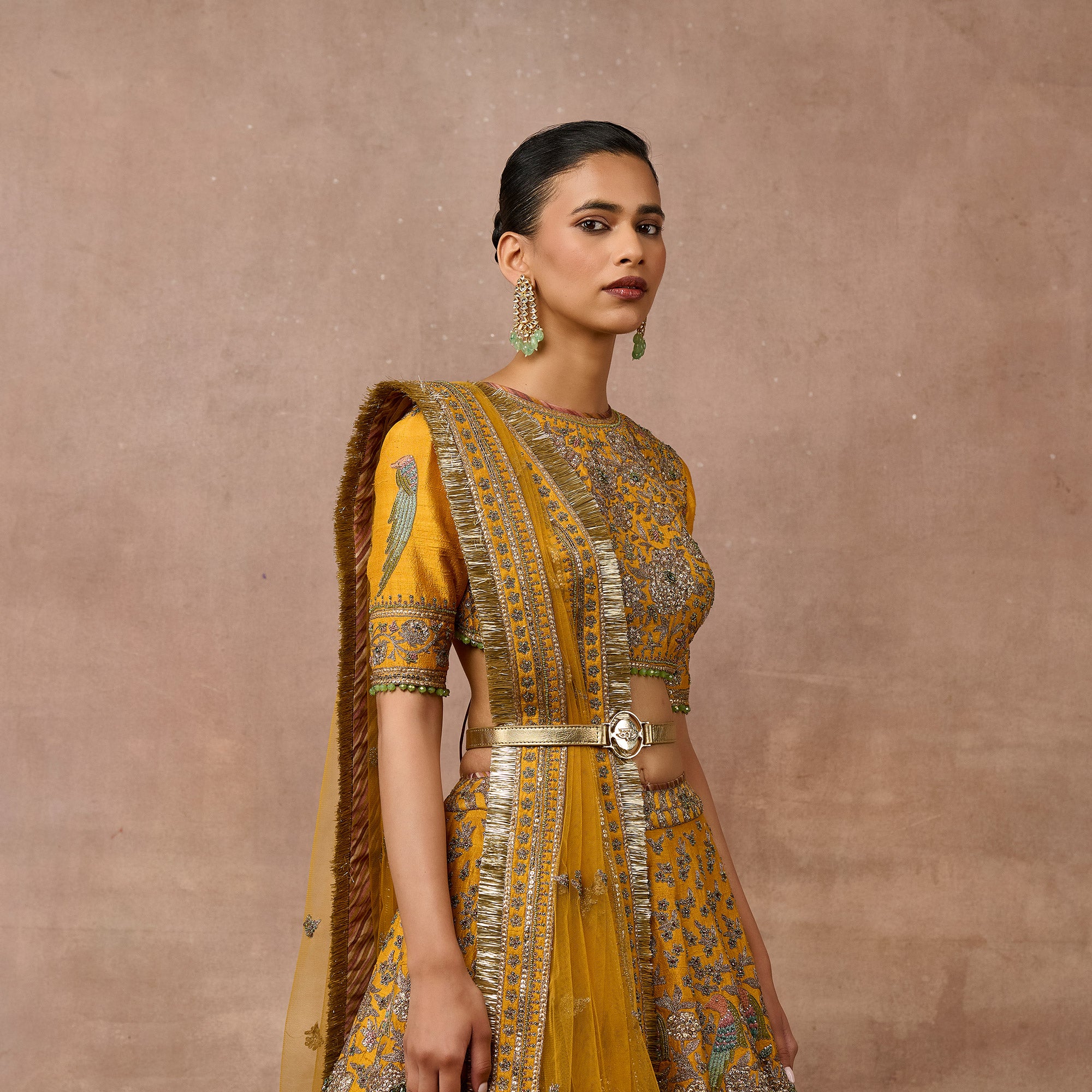 Mustard Yellow Lehenga Set | EAST