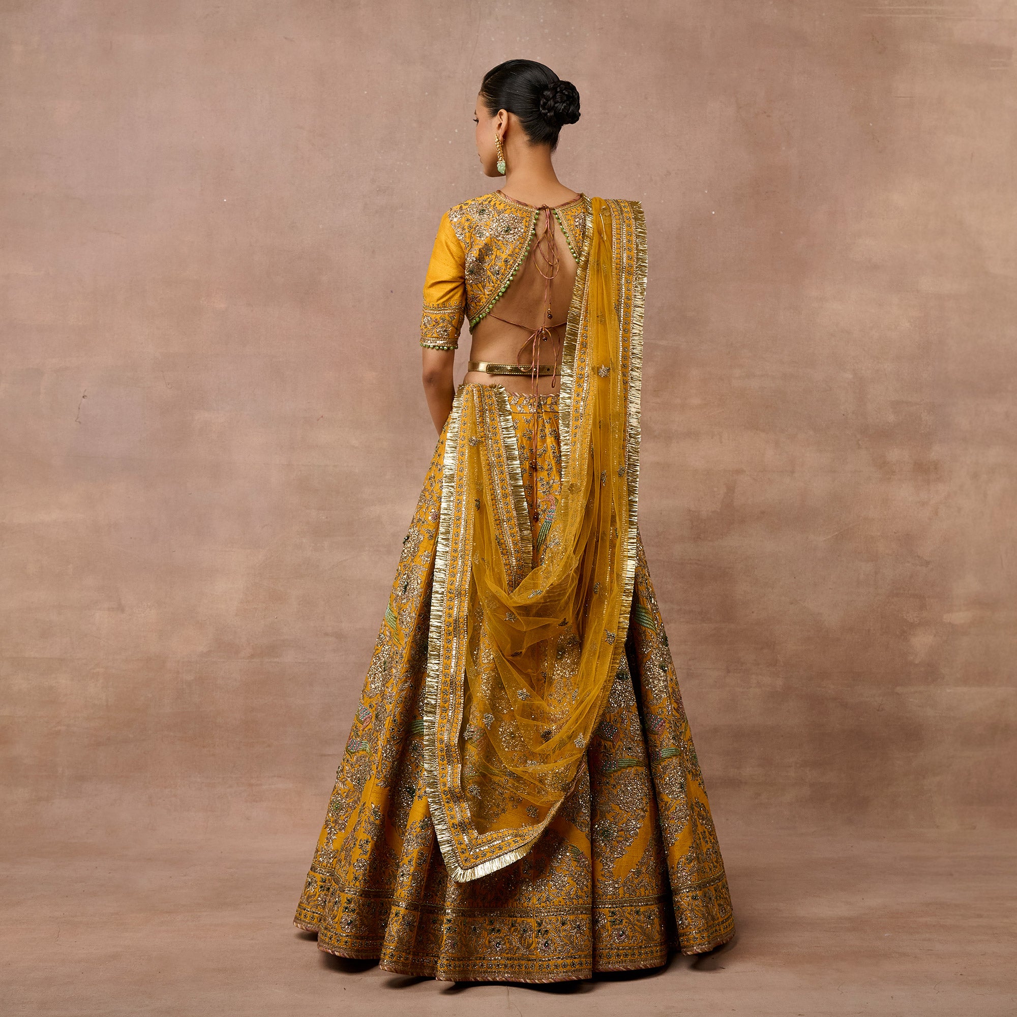 Mustard Yellow Lehenga Set | EAST