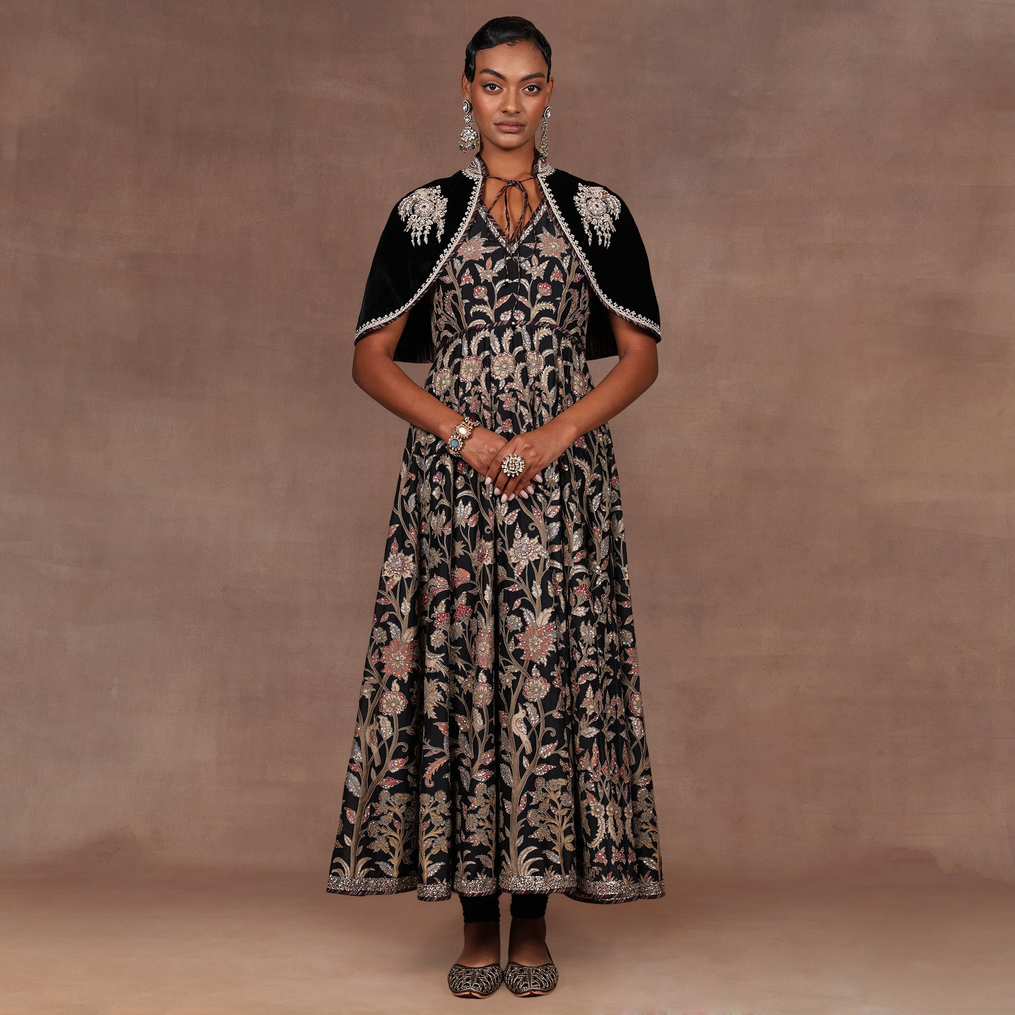 Noir Anarkali Set | EAST