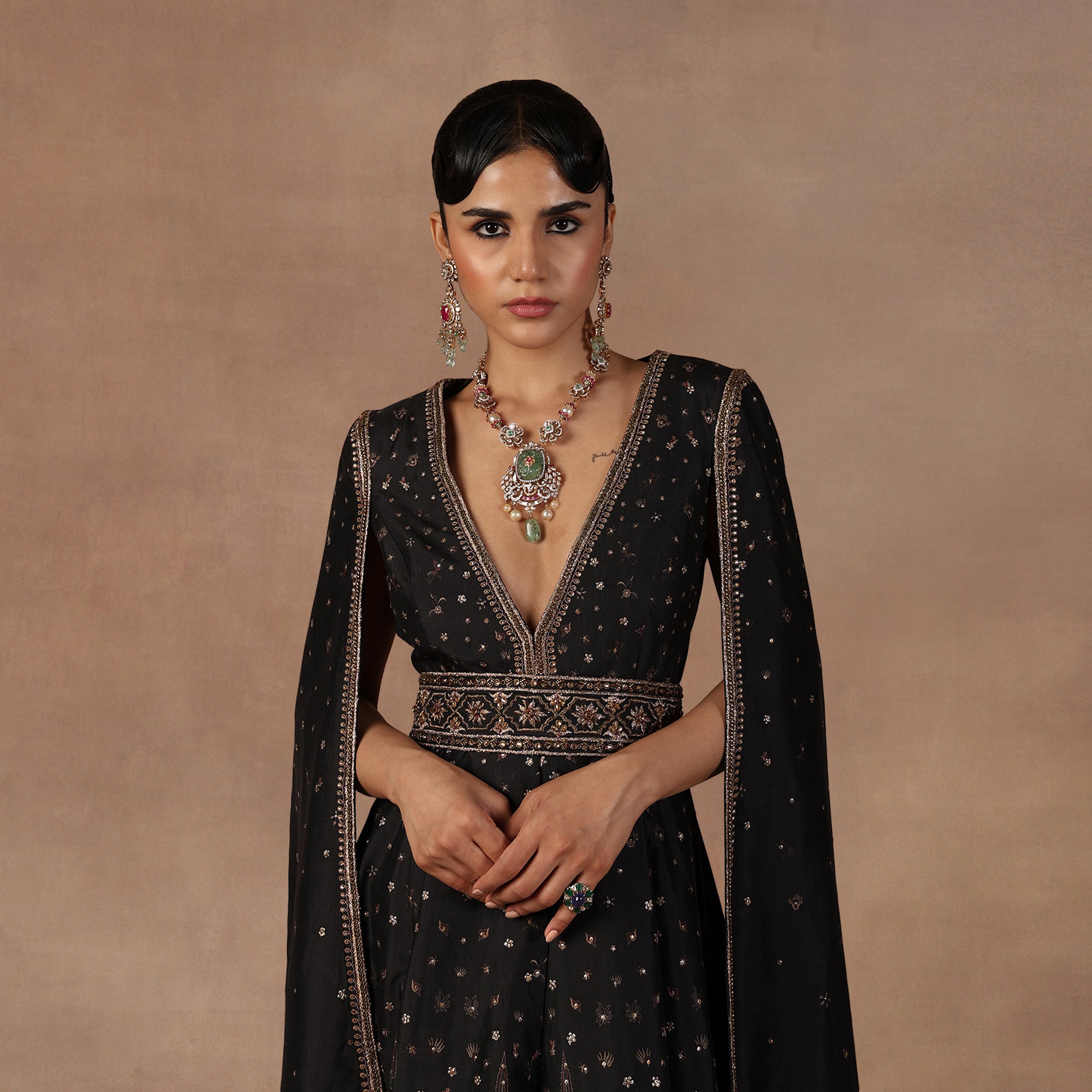 Noir Black Jacket Set | EAST