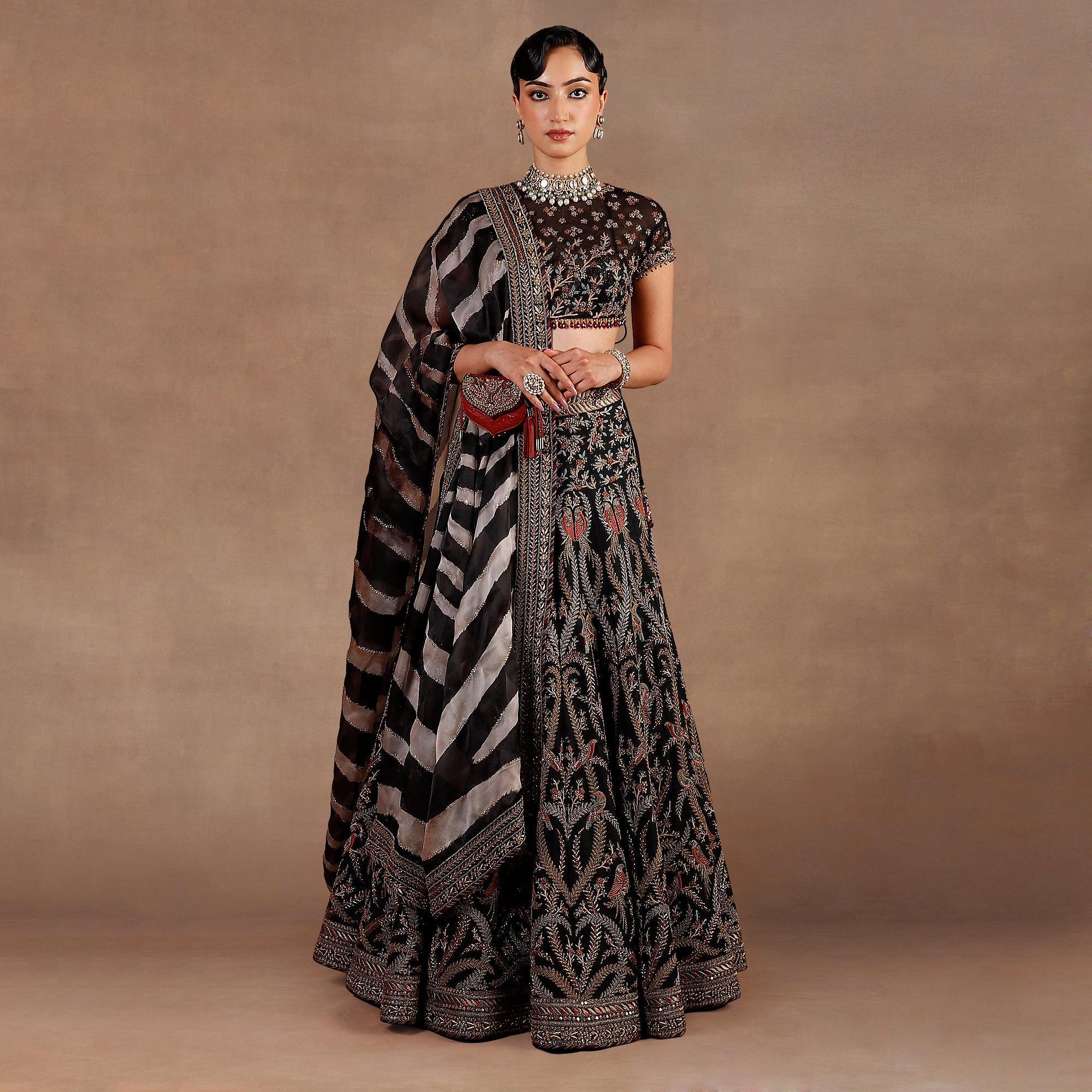 Noir Black Lehenga Set | EAST