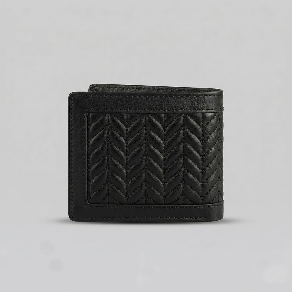 Noir Chevron Men's Wallet