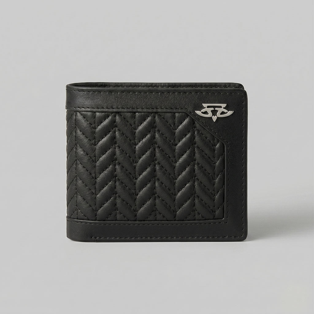 Noir Chevron Men's Wallet