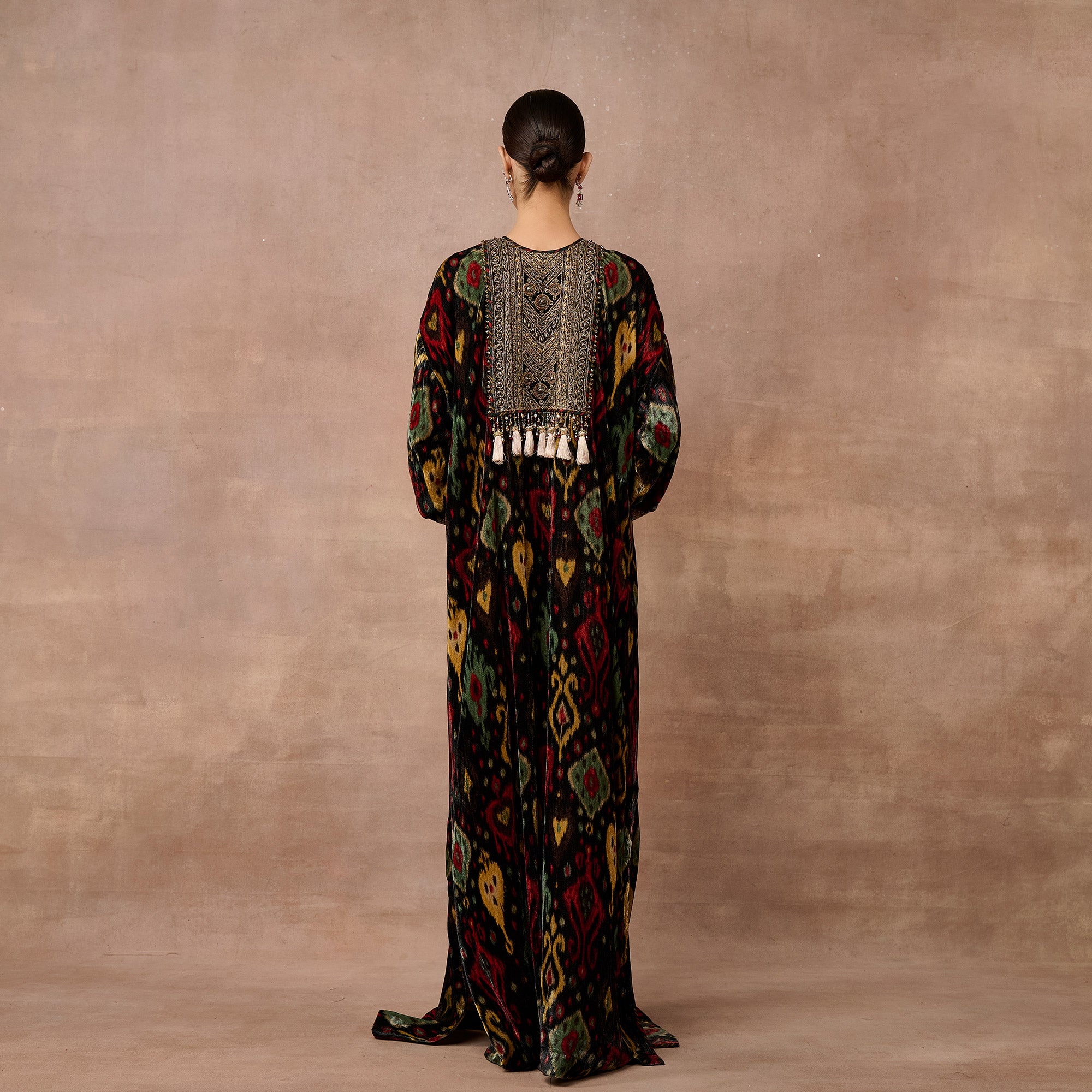 Noir Ikat Kaftan | EAST