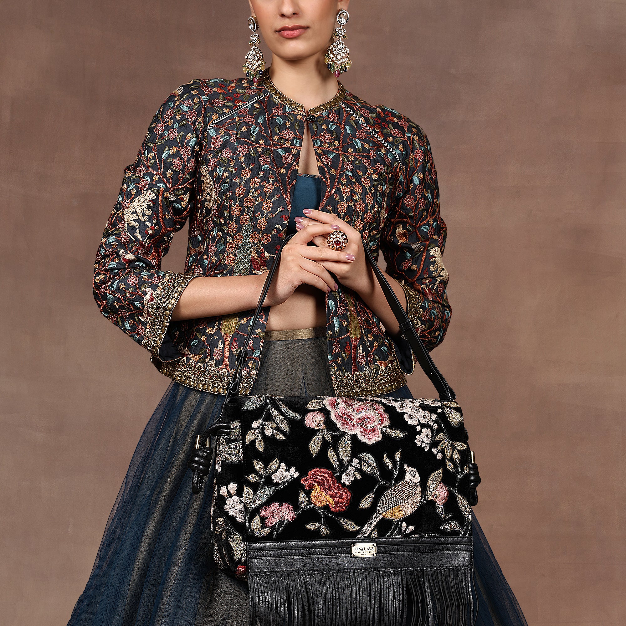 Noir Oversized Clutch Bag