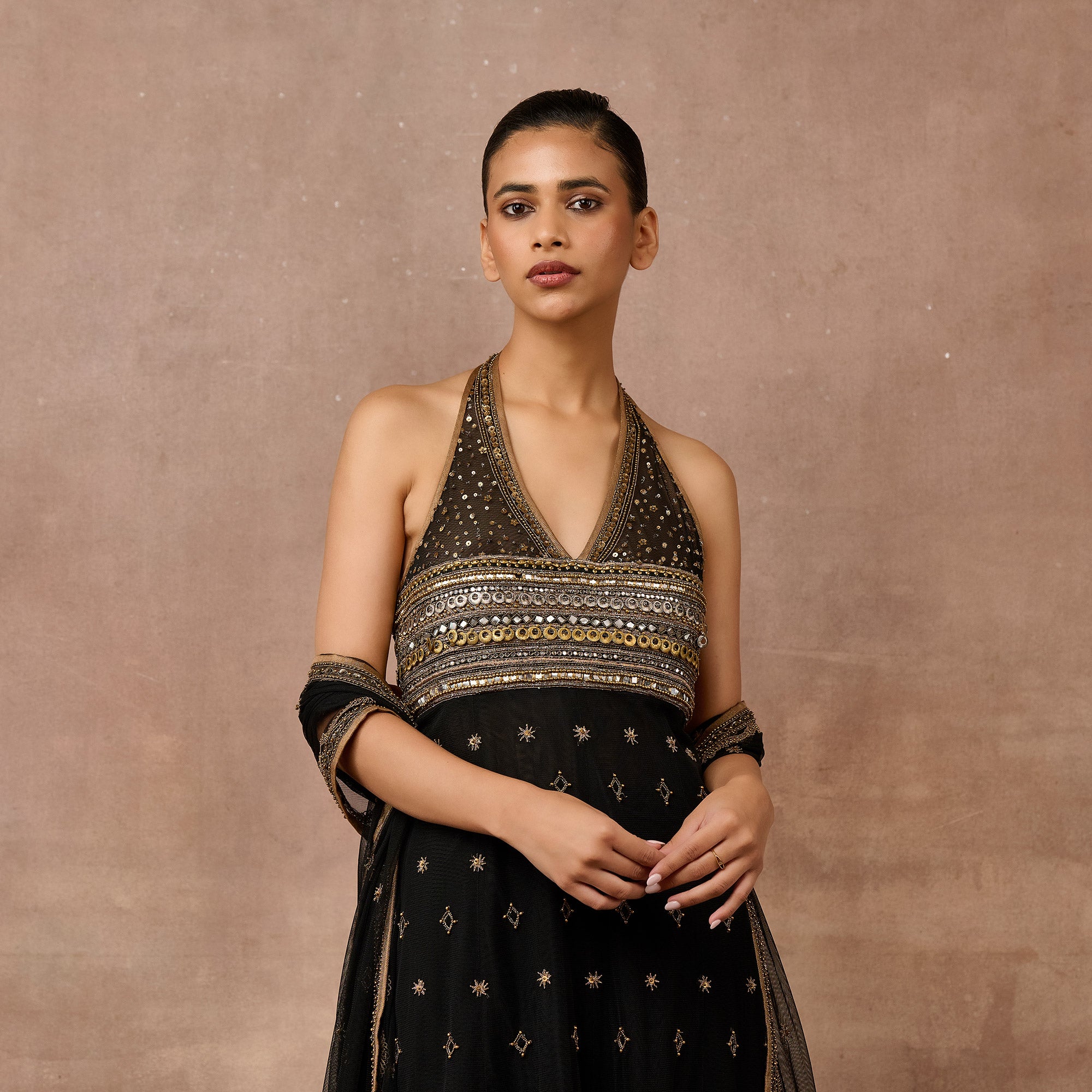 Noir Sharara Set | EAST