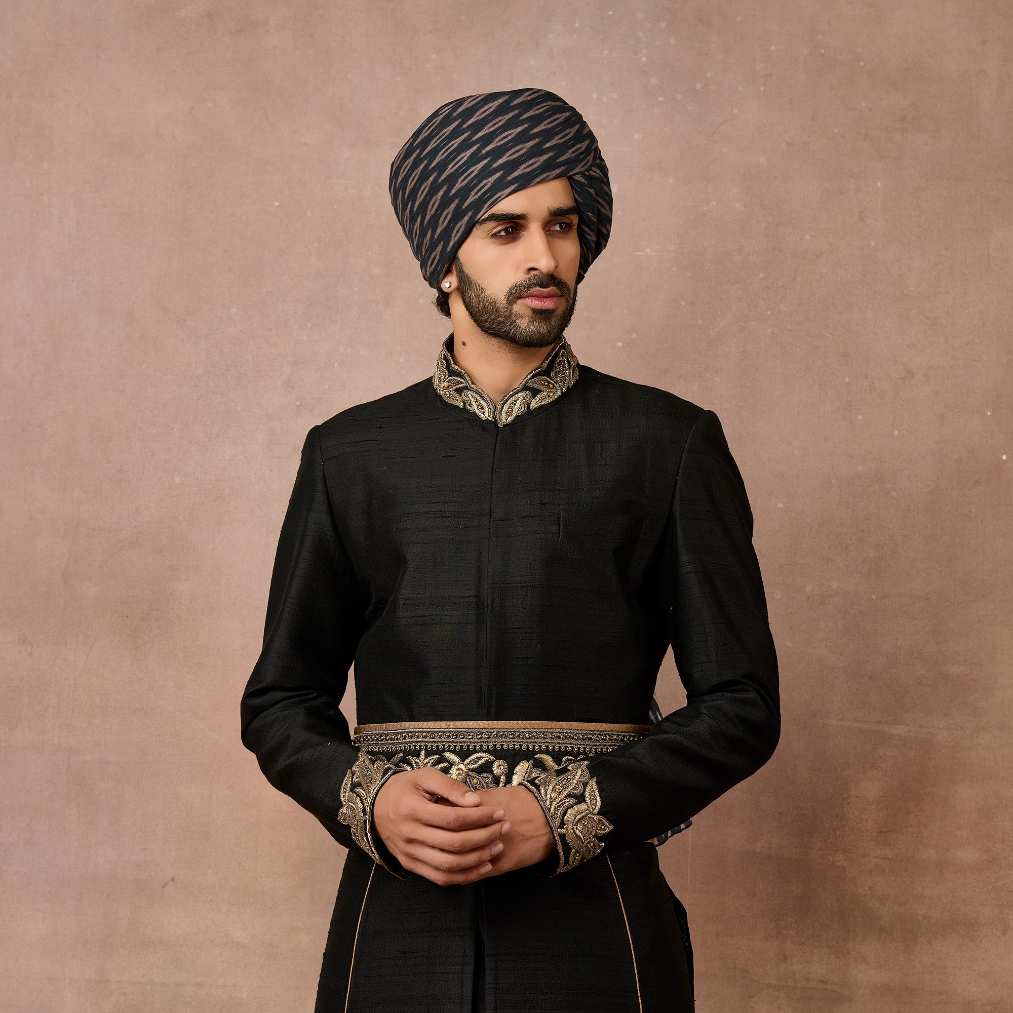 Noir Sherwani Set | EAST