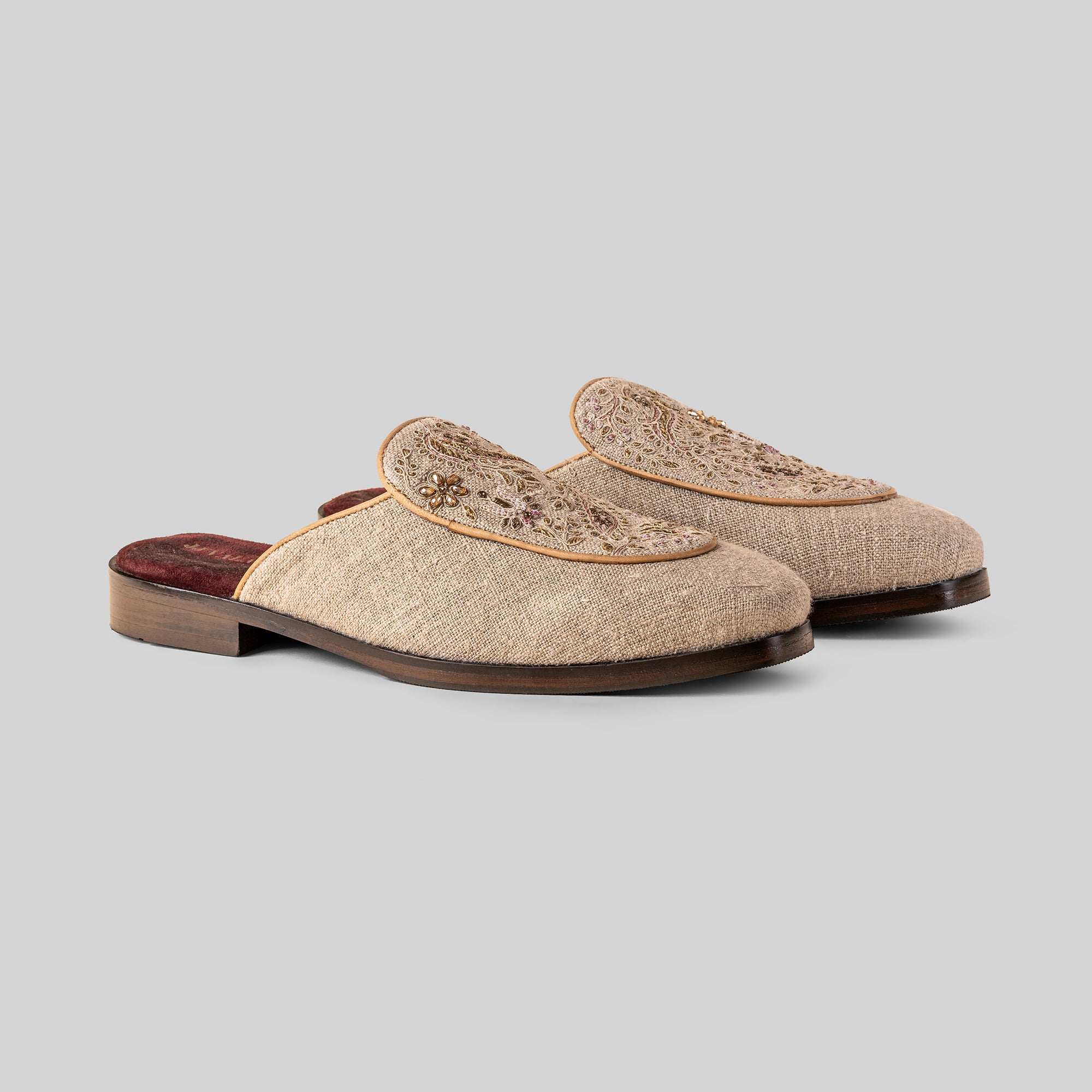 Nugrey Open Toe Loafers