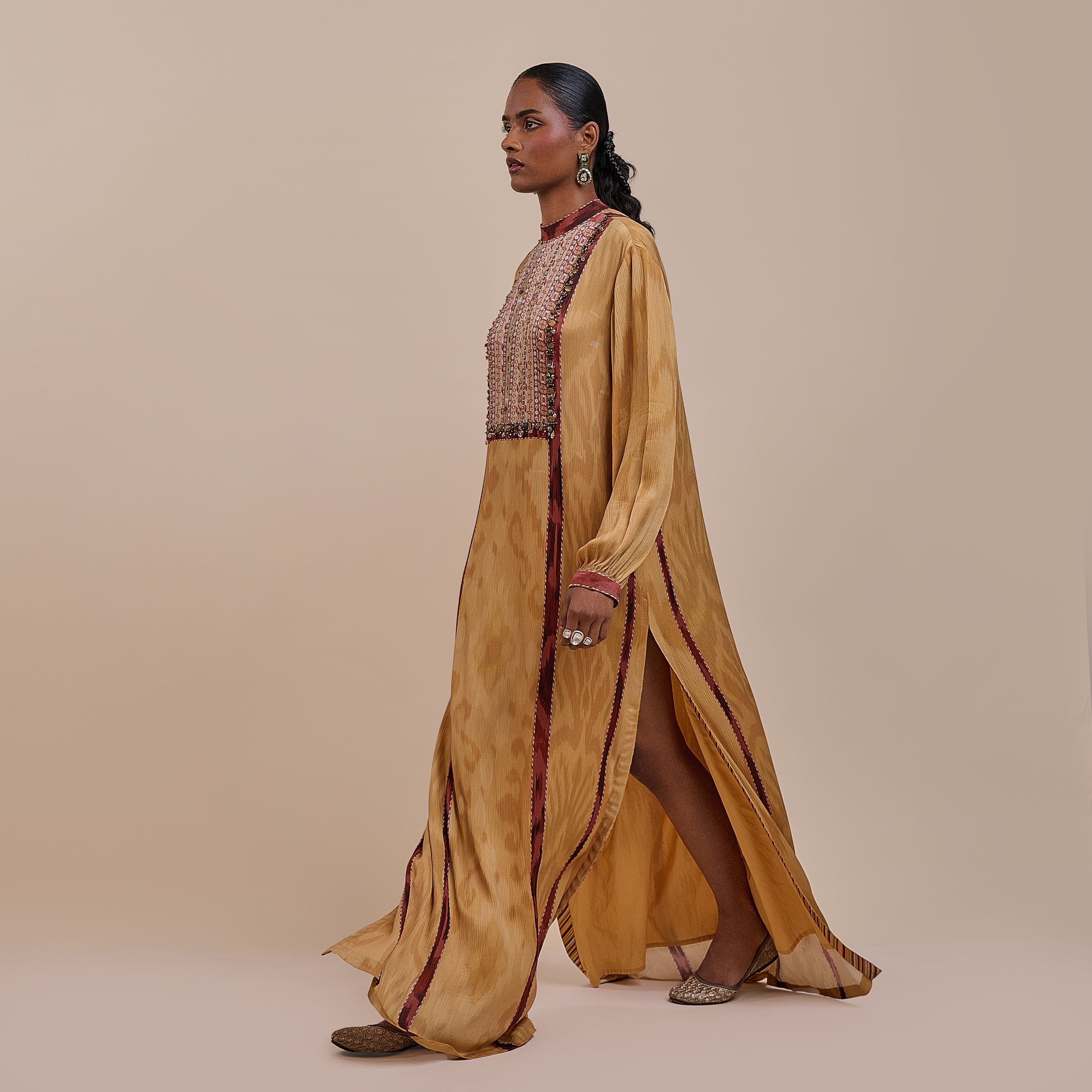 Ochre Yellow Kaftan | ATTH
