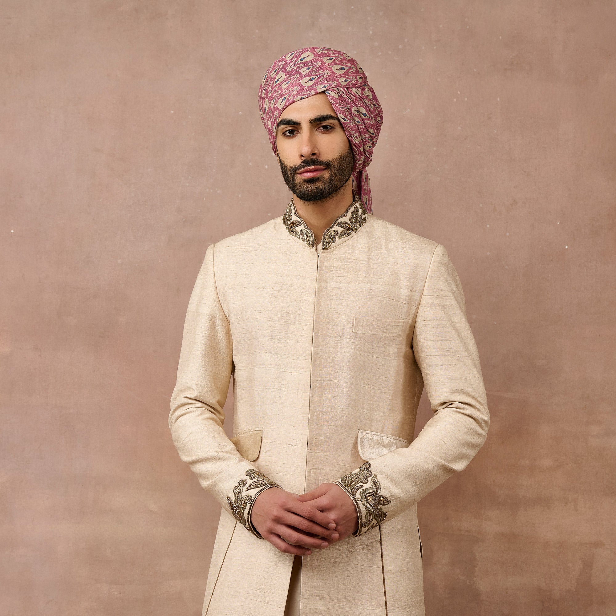 Pearl Ivory Sherwani Set | EAST