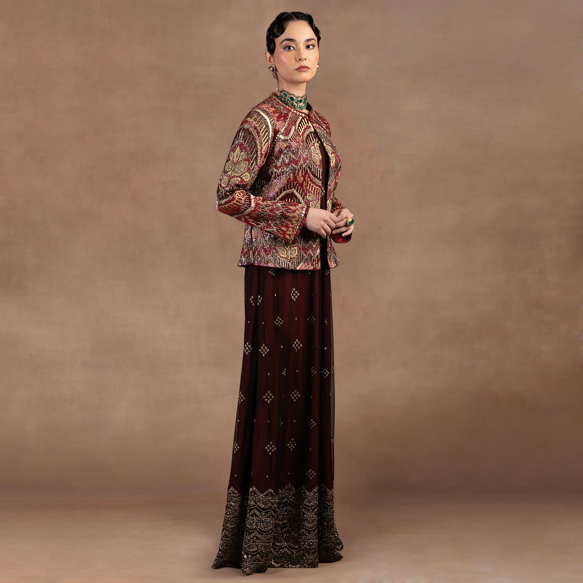 Red Ikat Alika Jacket | EAST