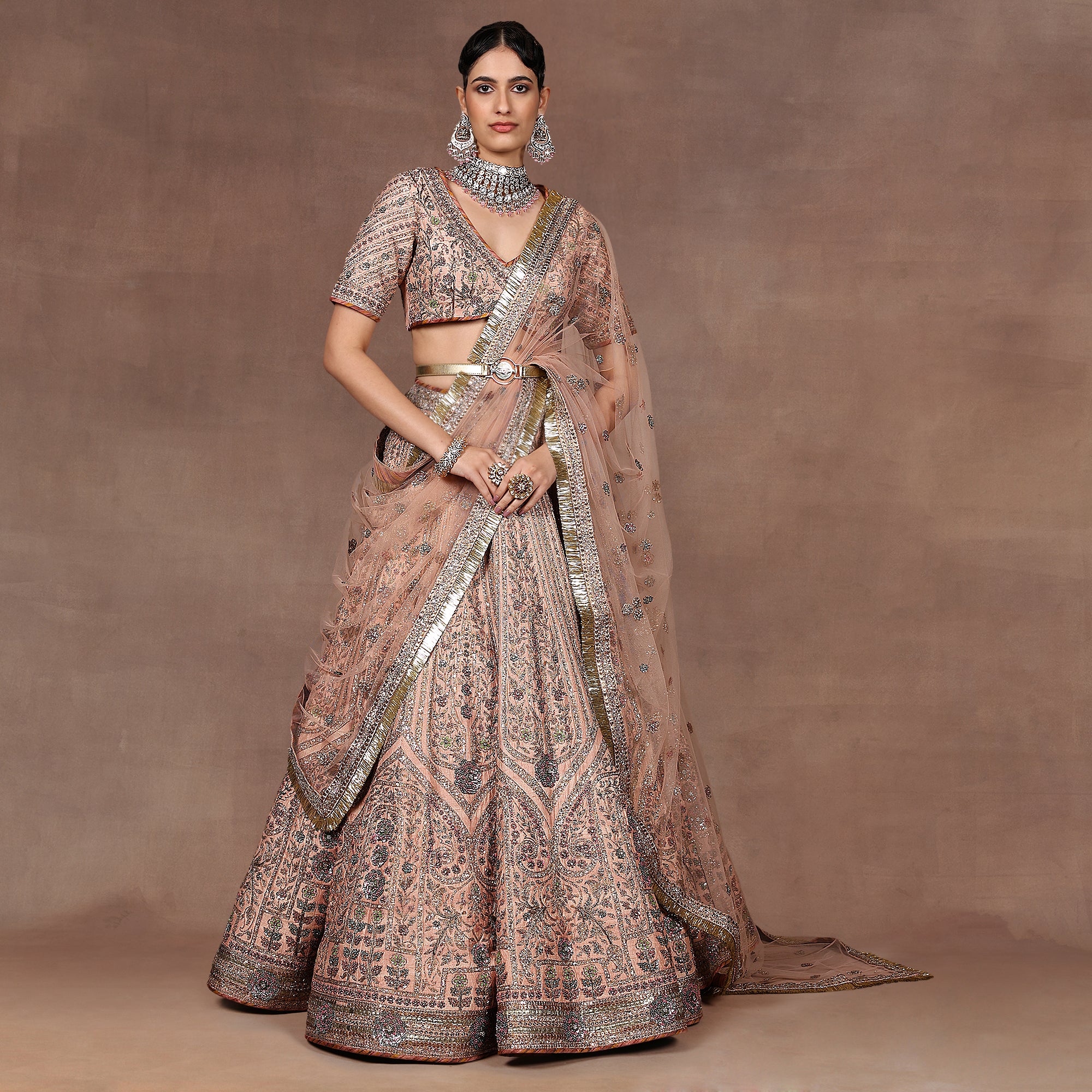 Rose Pink Lehenga Set | EAST