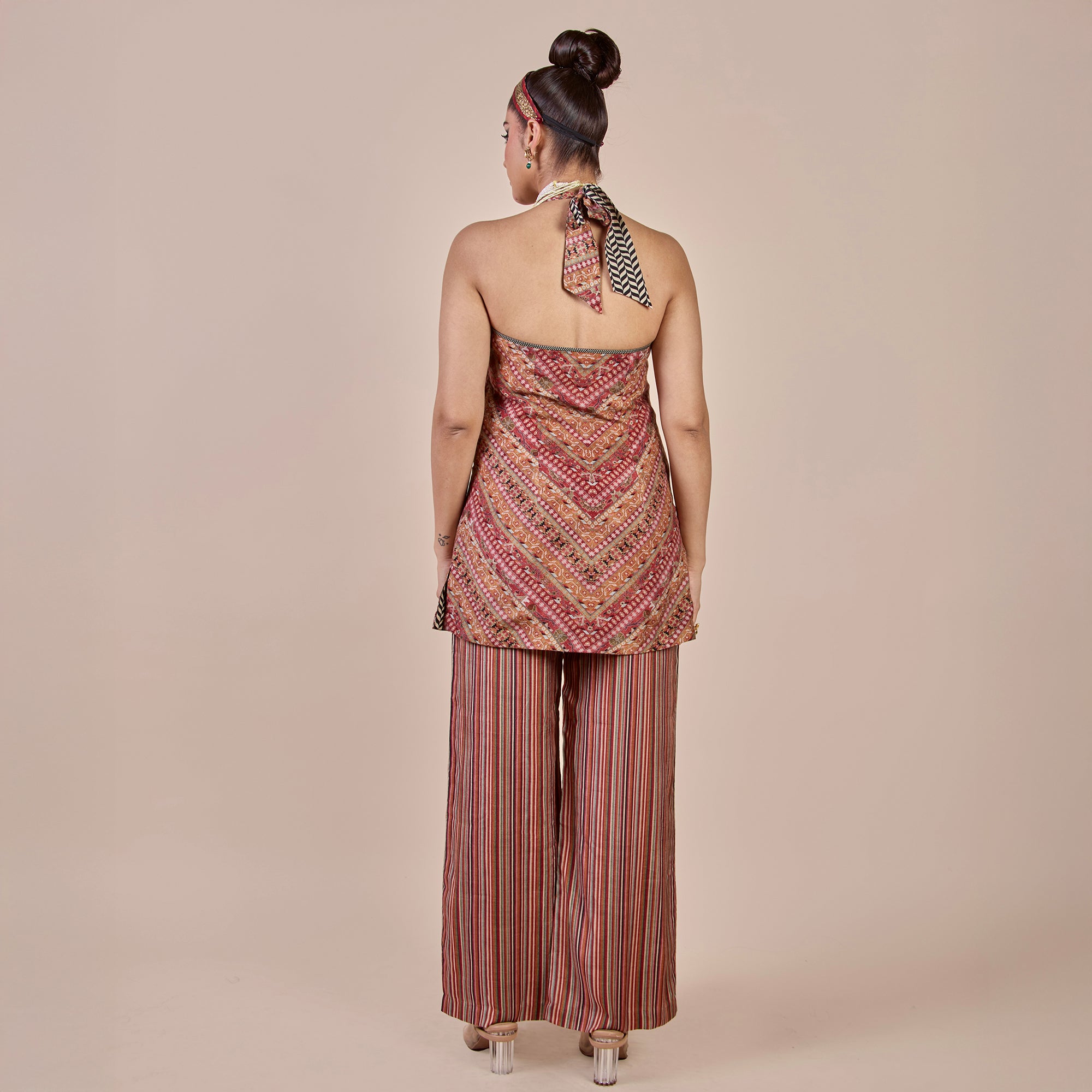 Rose Pink - Rust Tunic Set | CHHĒ