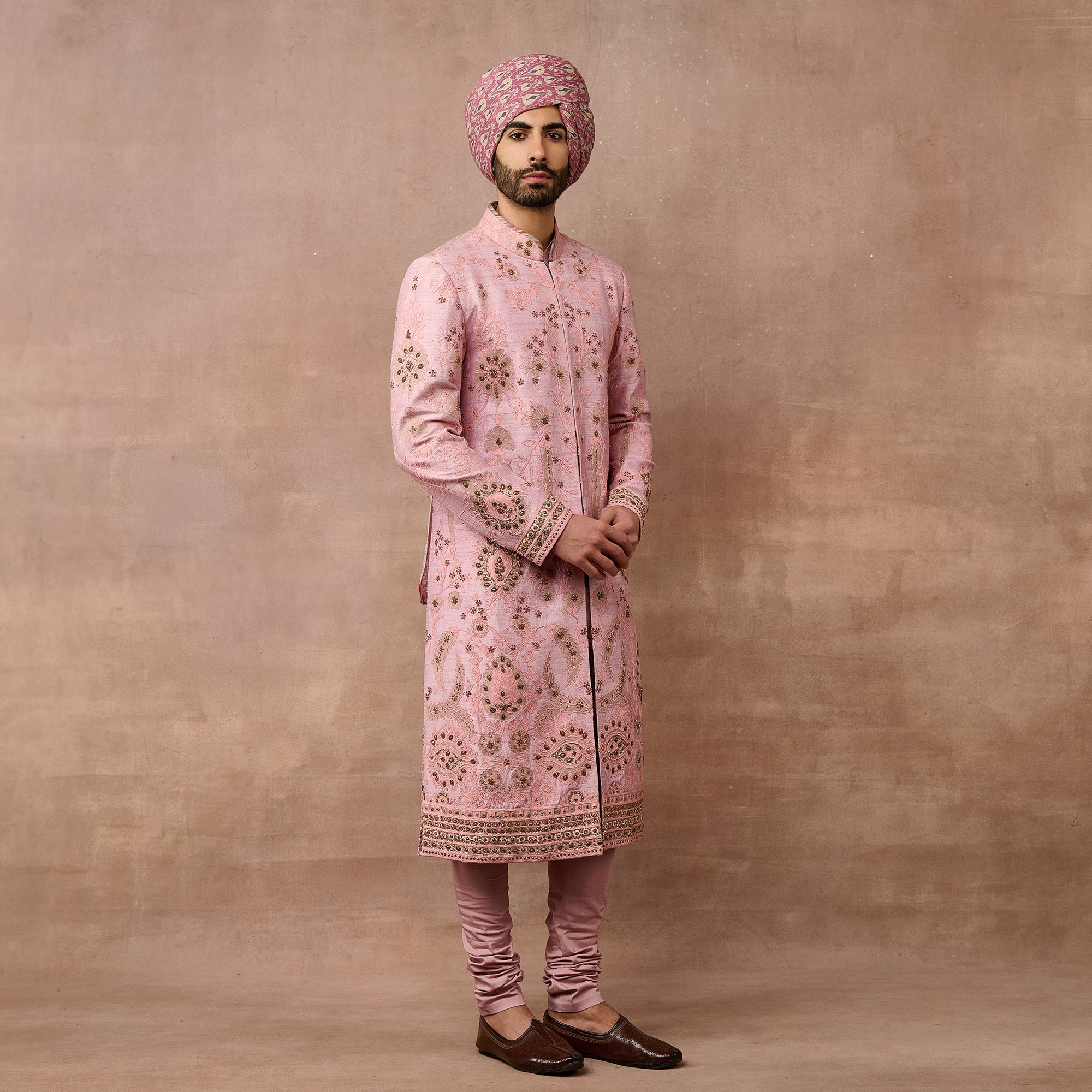 Rose Pink Sherwani Set | EAST