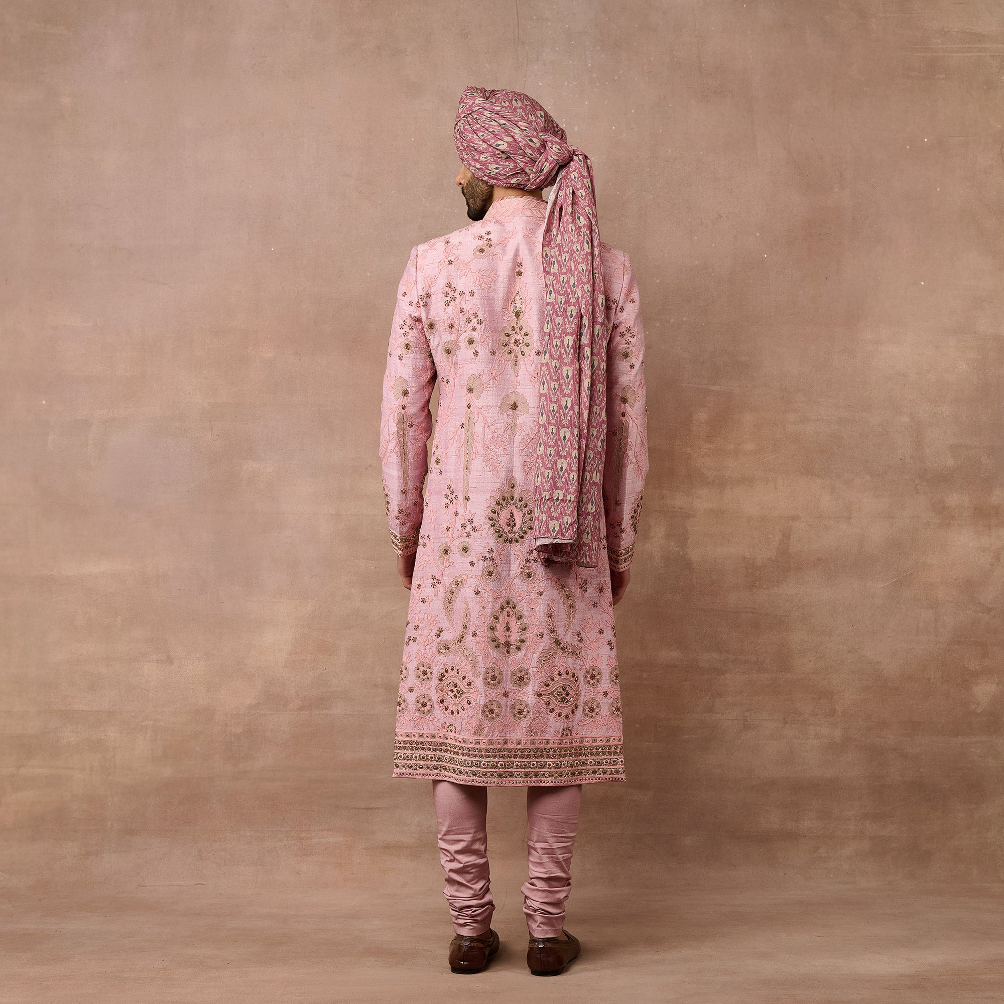 Rose Pink Sherwani Set | EAST