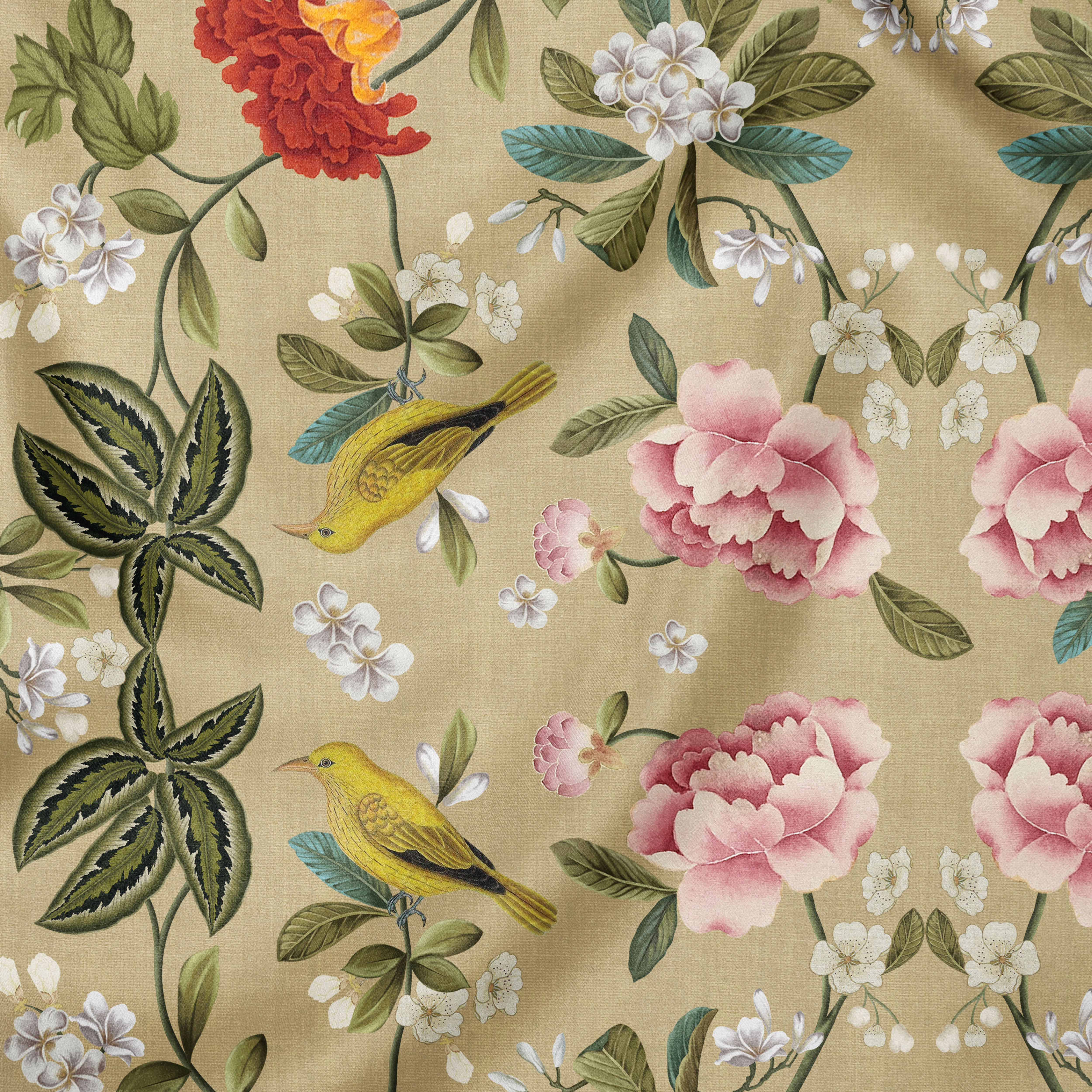 Sage Green Printed Scarf