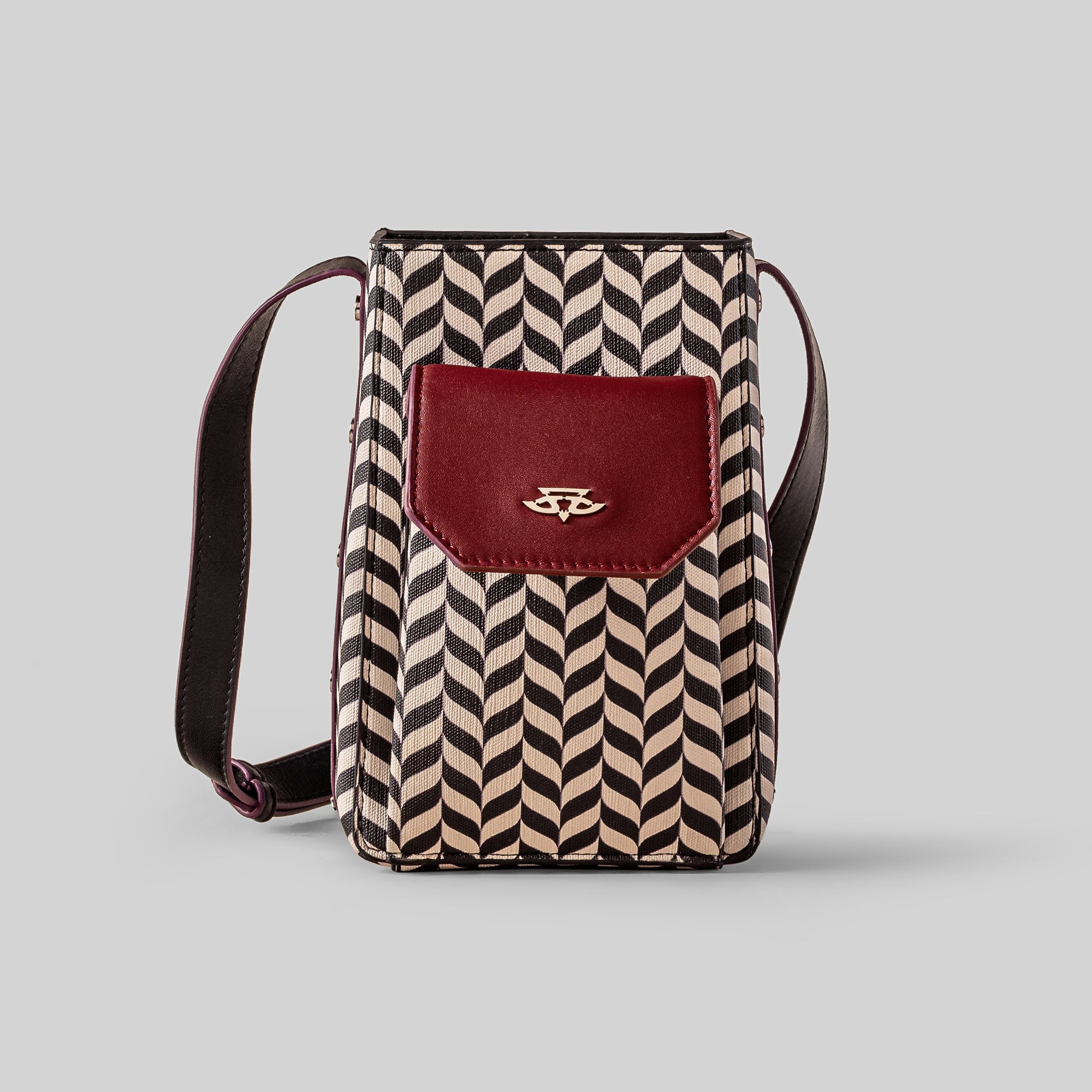 Signature Chevron Crossbody Bag
