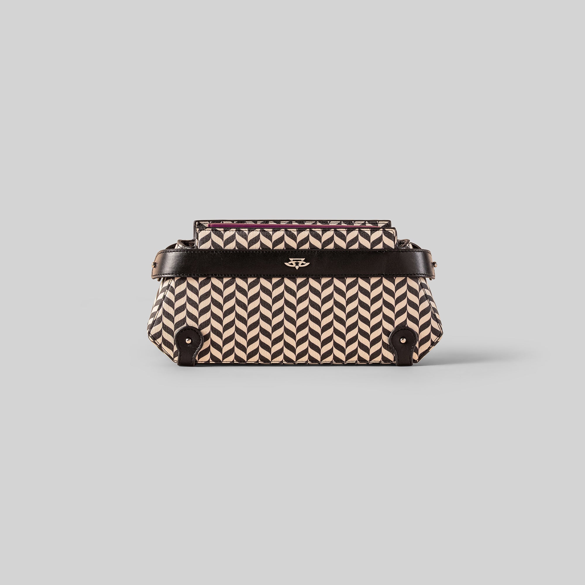 Signature Shifting Leaves Chevron Clutch Bag
