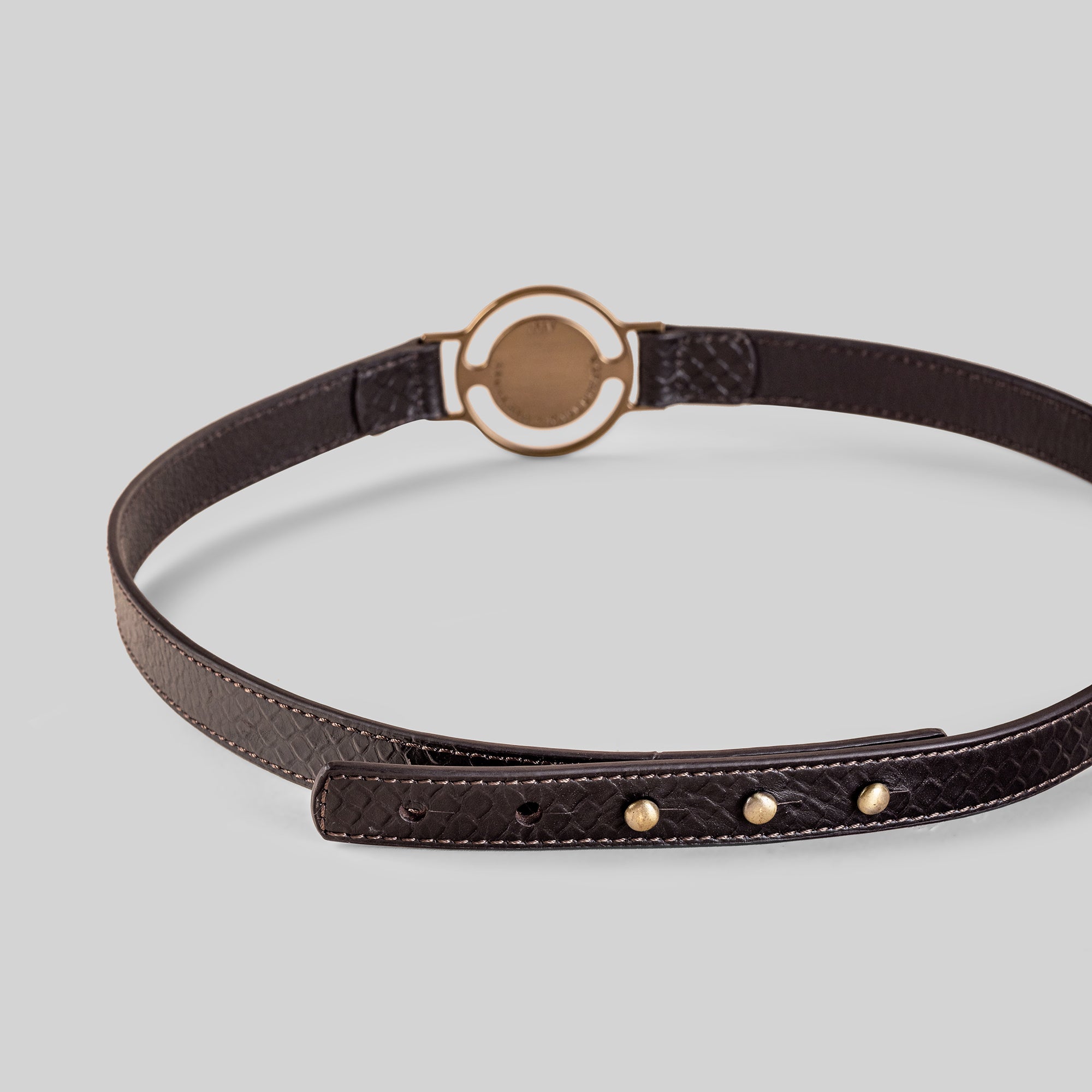 Snakeskin Phoenix Mini Sphere Belt