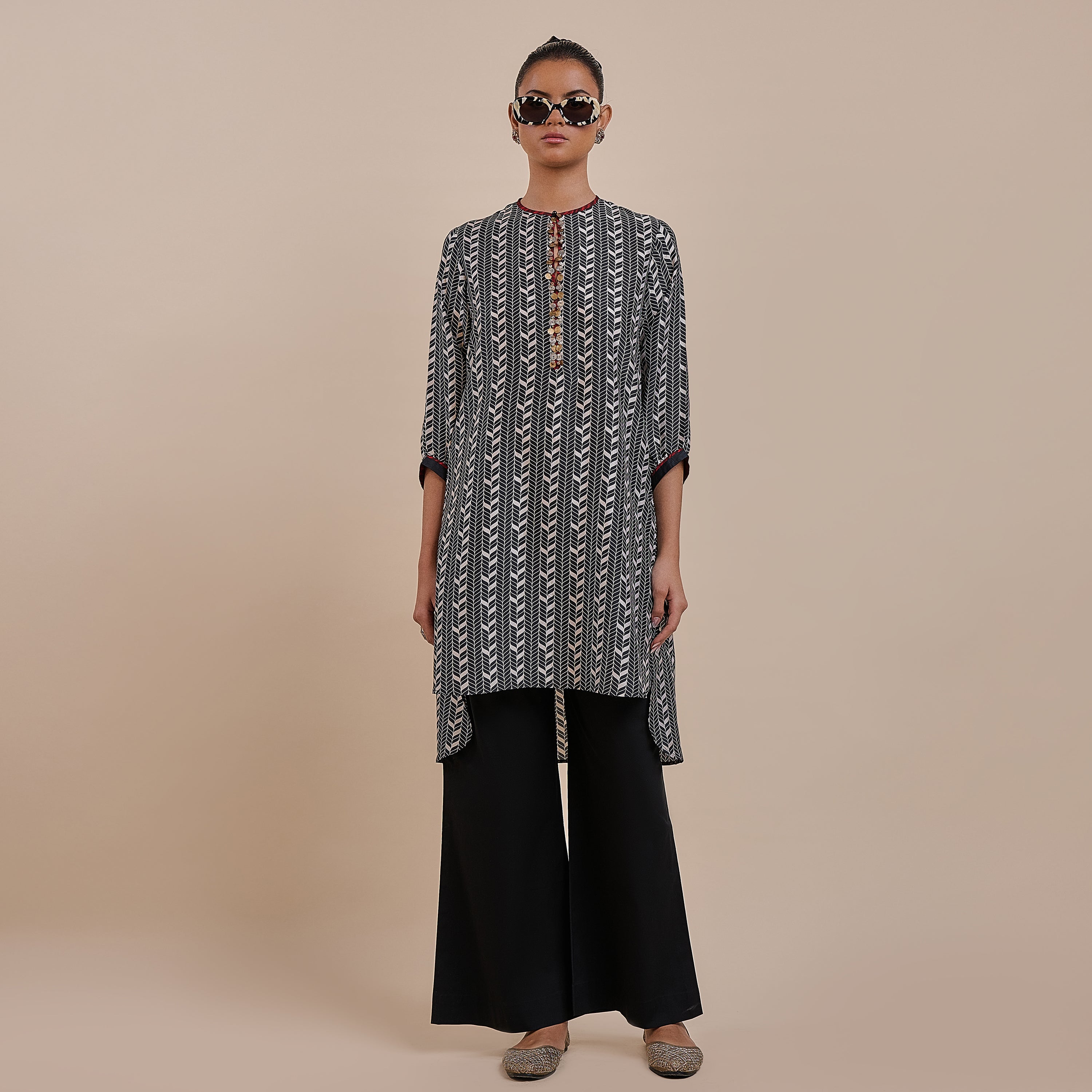 Striped Chevron Tunic | ATTH