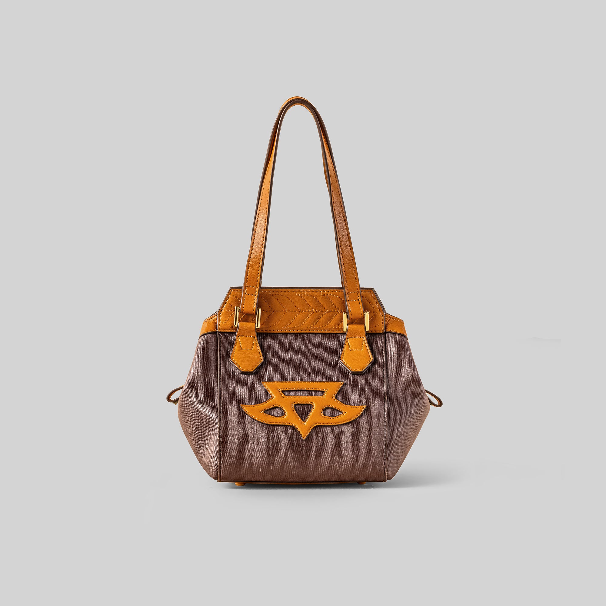 Tan-Brown Phoenix Bucket Bag