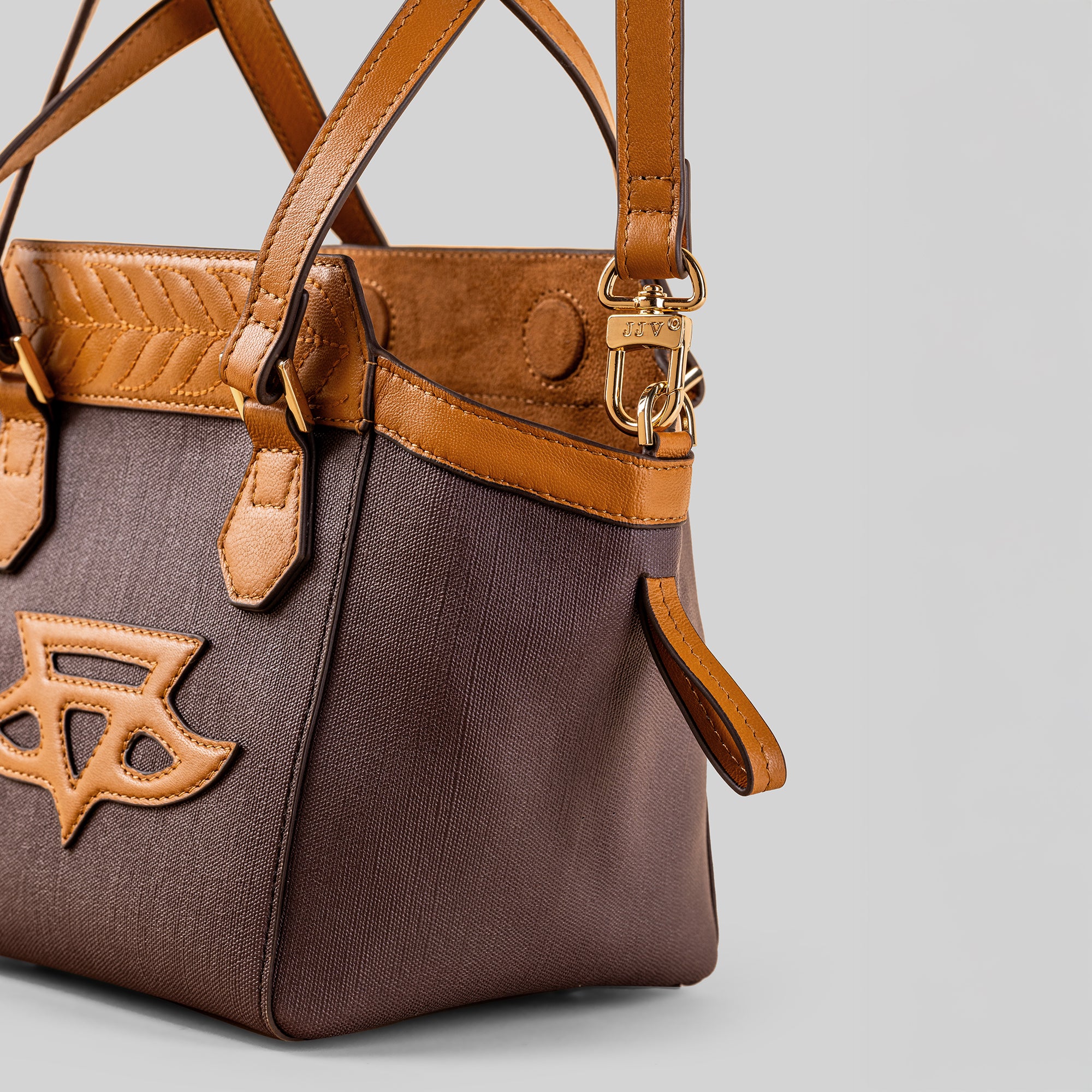 Tan-Brown Phoenix Bucket Bag