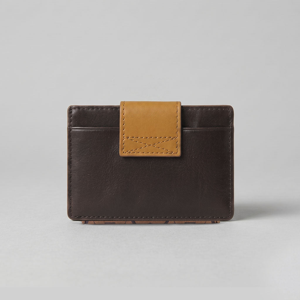 Tan Phoenix Diasun Flap Card Holder