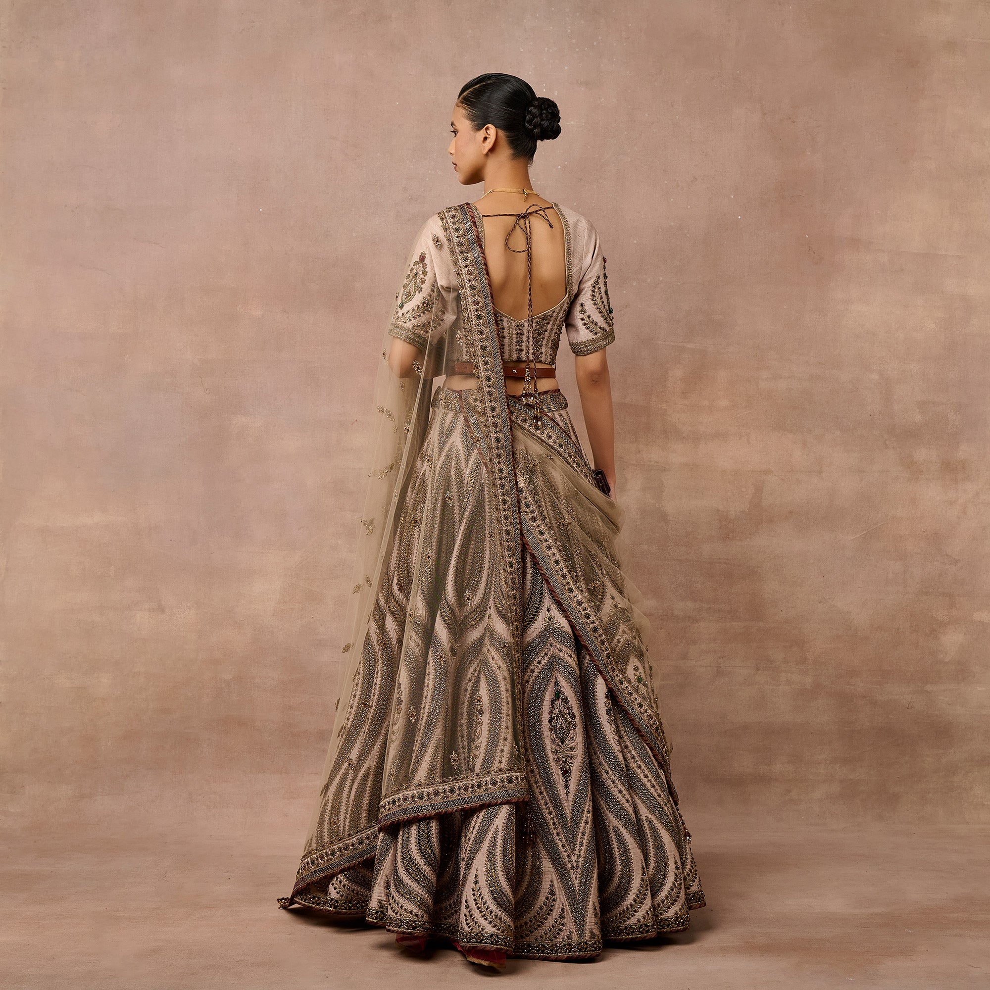 Taupe Lehenga Set | EAST
