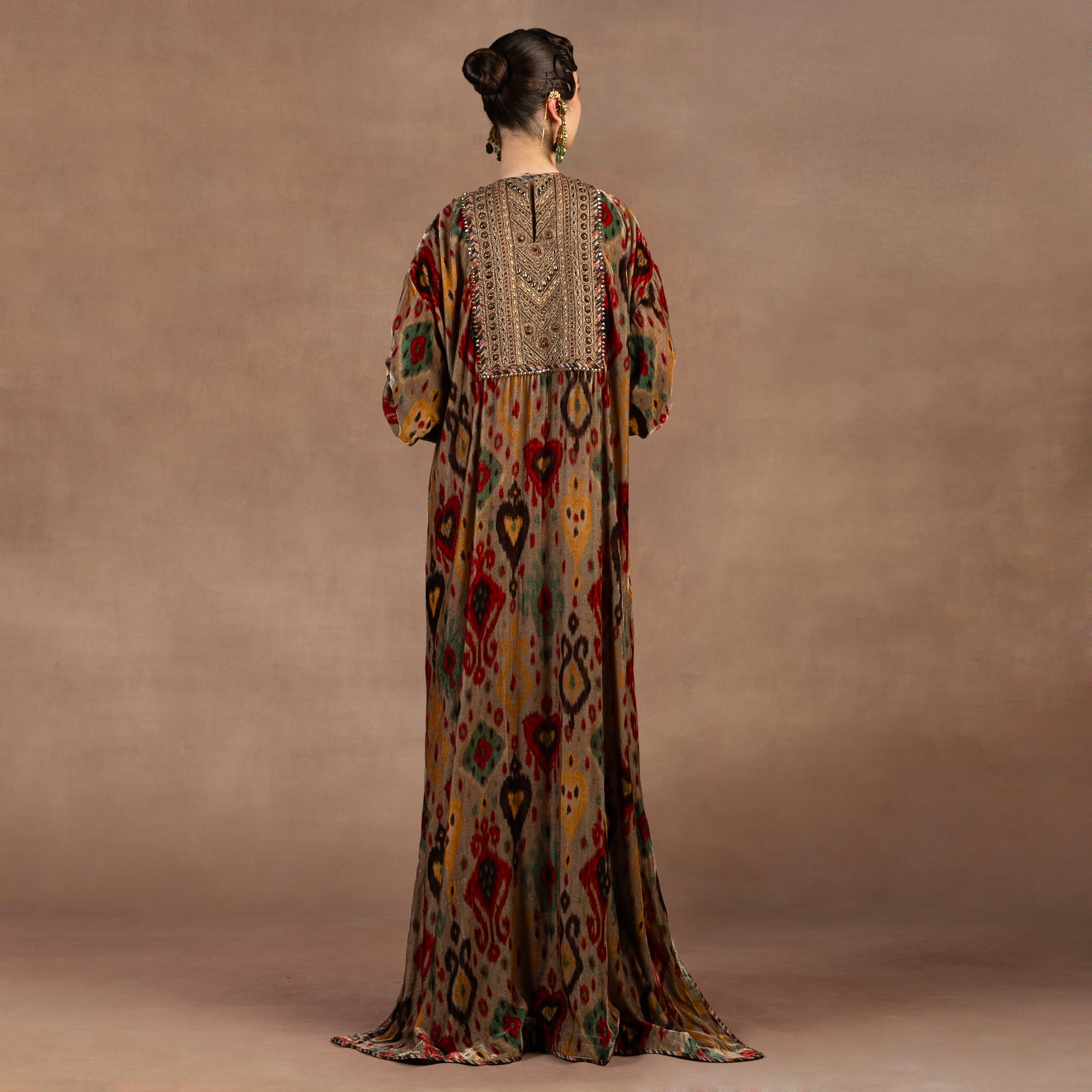 Taupe - Multihued Kaftan | EAST