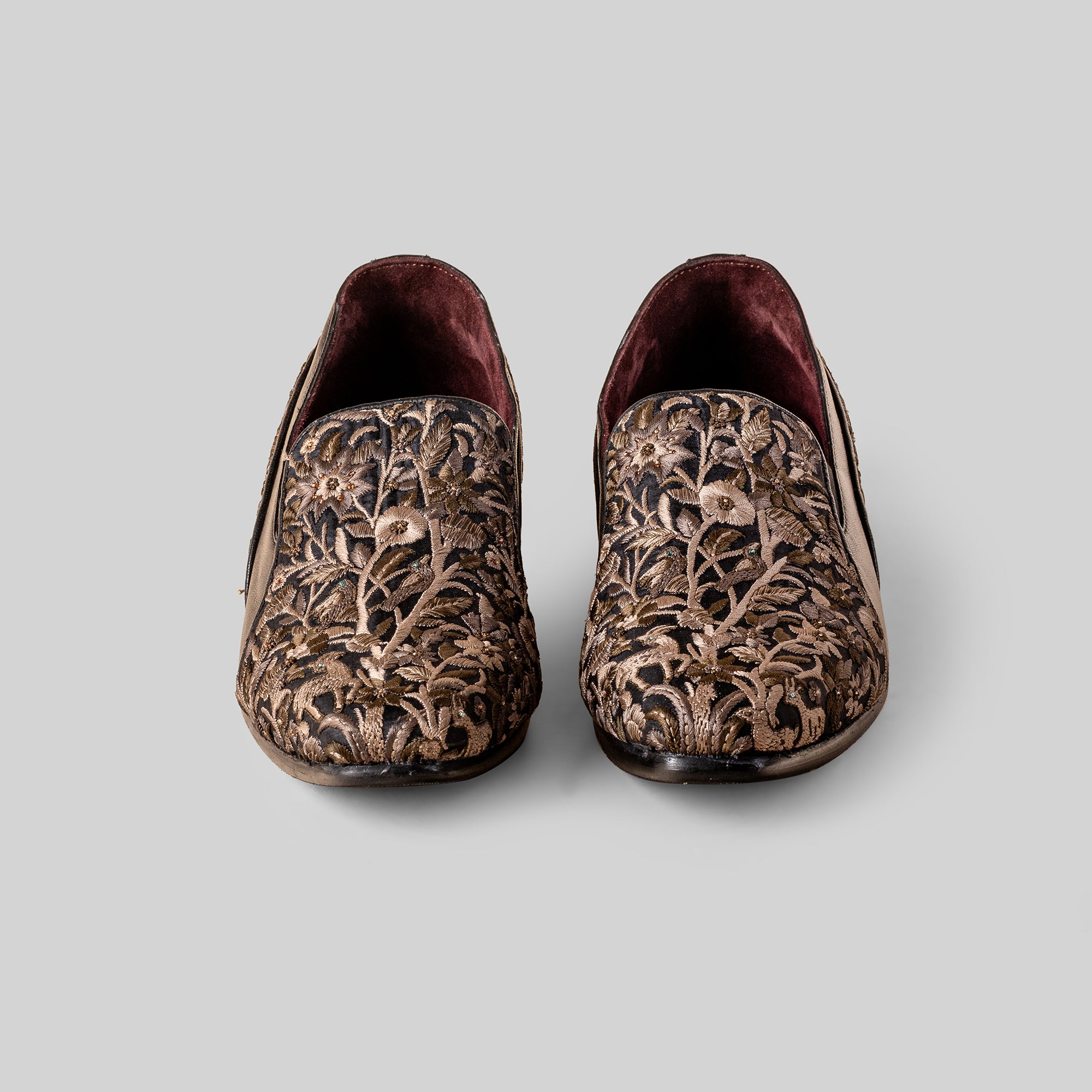 Tree of Life Embroideered Loafers