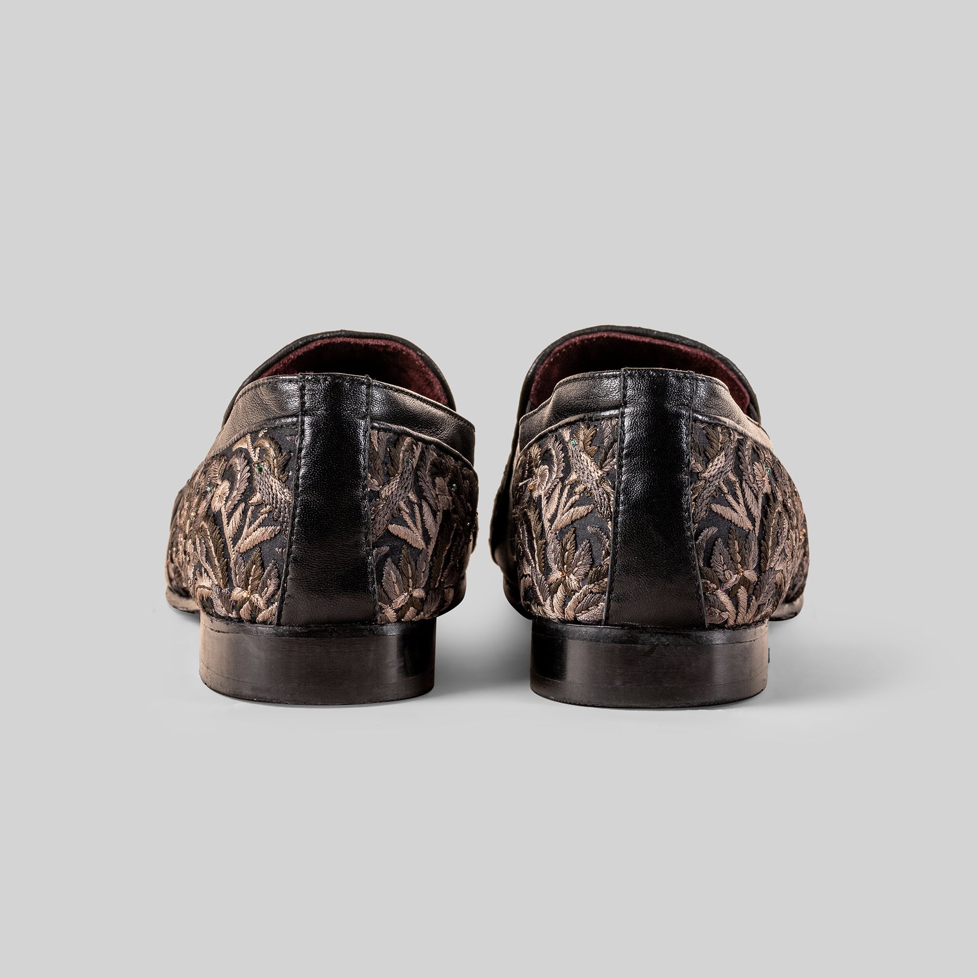 Tree of Life Embroideered Loafers