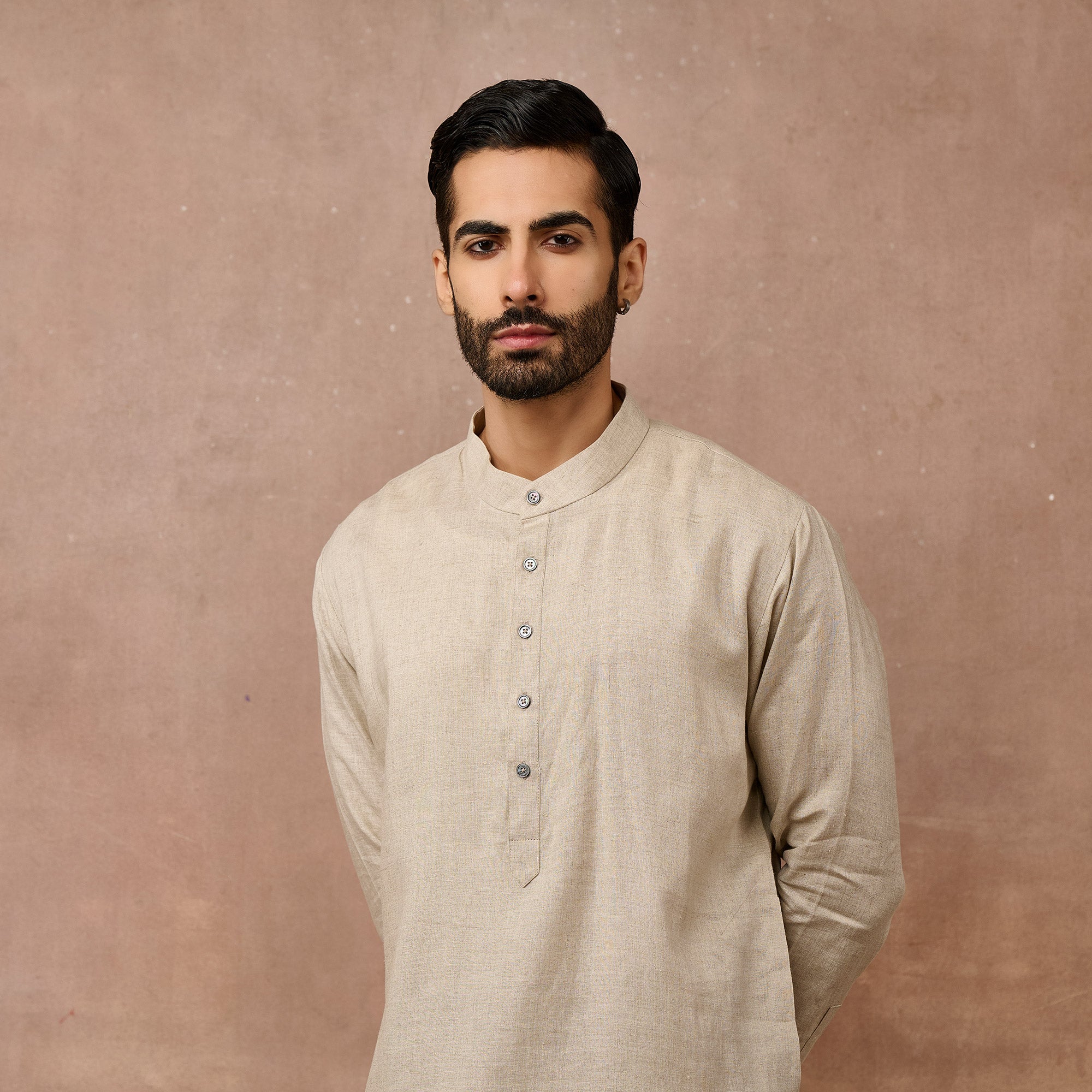 Warm Grey Kurta Set | EAST