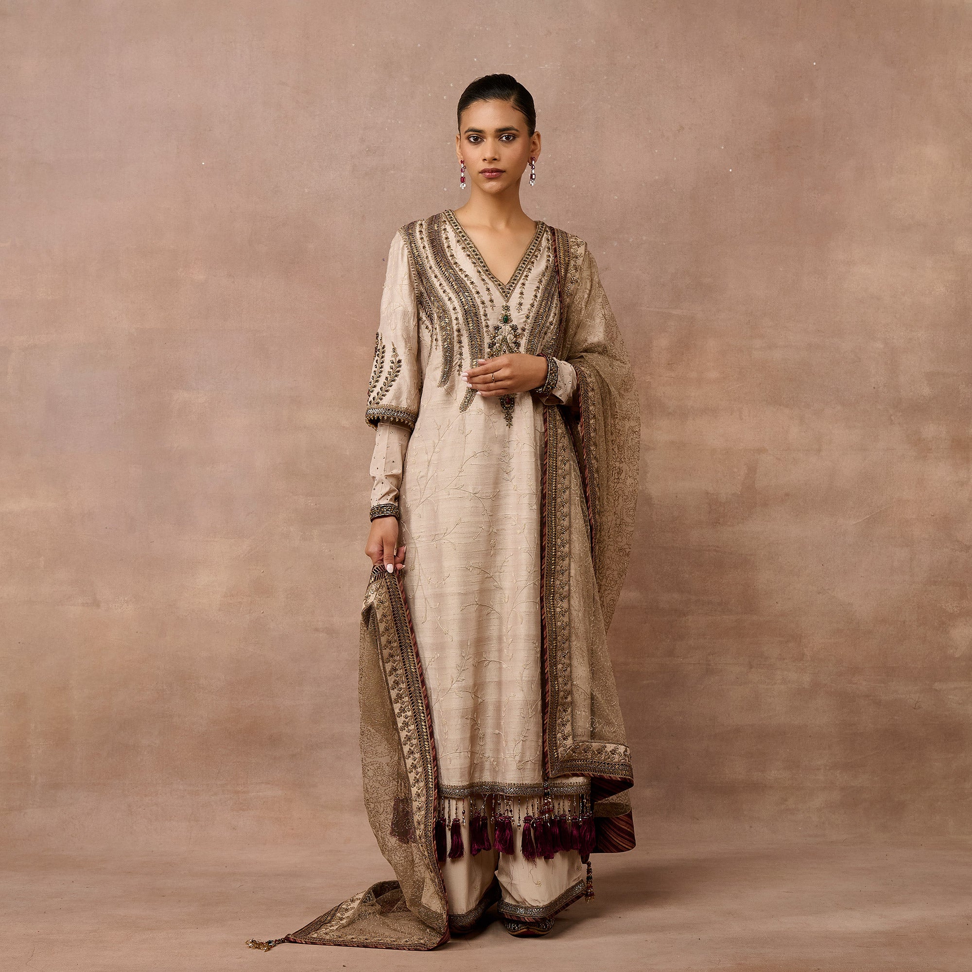 Warm Taupe Tunic Set | EAST