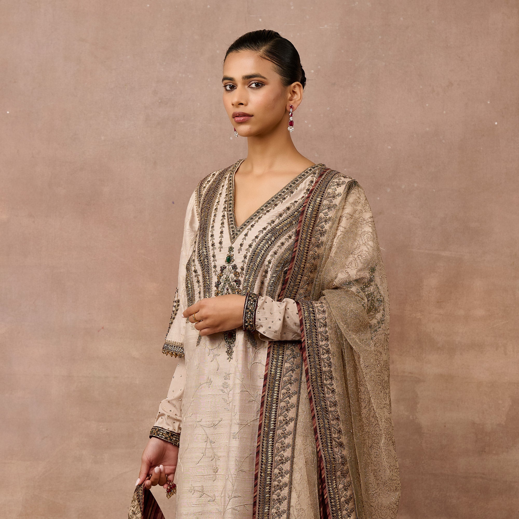 Warm Taupe Tunic Set | EAST